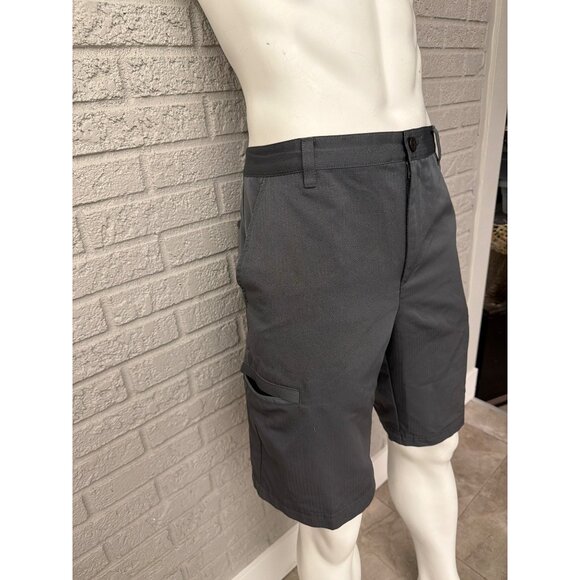 Izod Golf Gray Men’s Flat Front High Rise Golf Shorts Size 38 - Picture 6 of 8